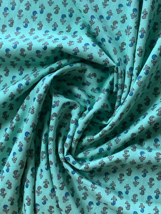 Sanganeri Cotton Fabric