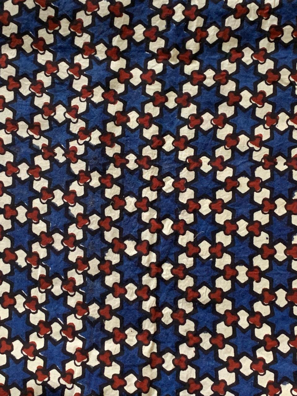 Modal Silk Ajrakh Fabric