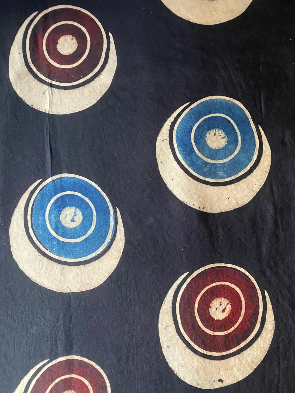 Modal Silk Ajrakh Fabric