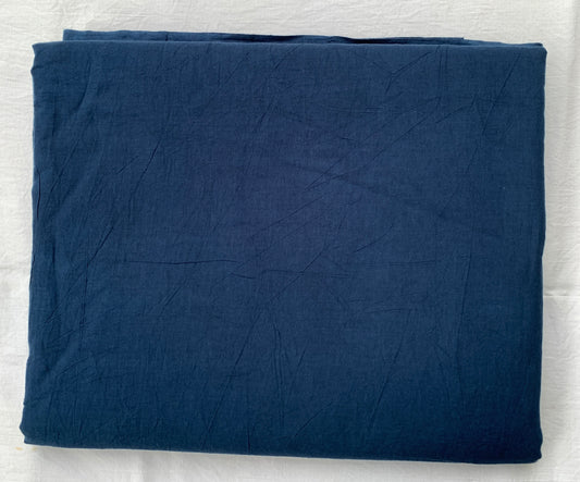 Cotton Plain Indigo Fabric