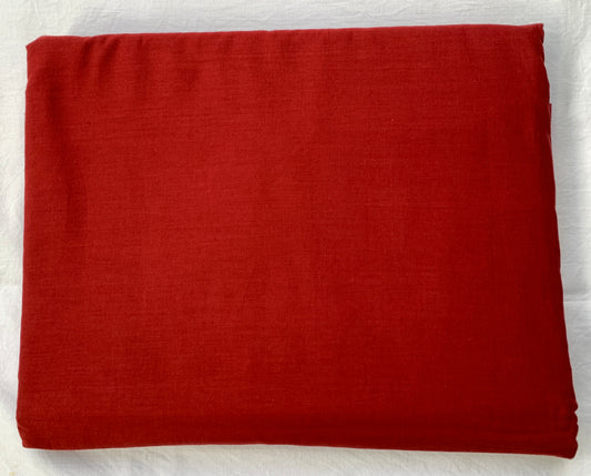Cotton Plain Maroon Red Fabric