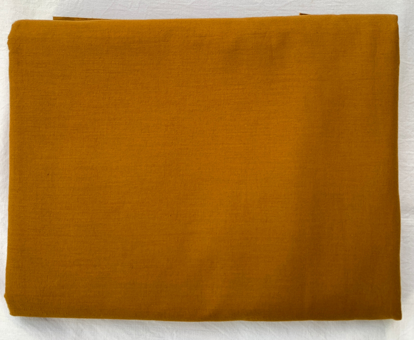 Cotton Plain Mustered Yellow Fabric