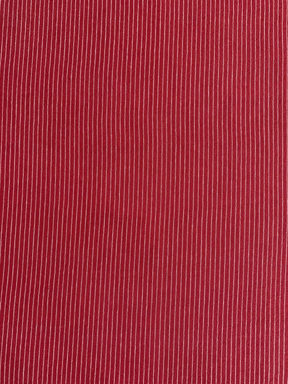 Pink Stripe Handloom Kala Cotton Fabric