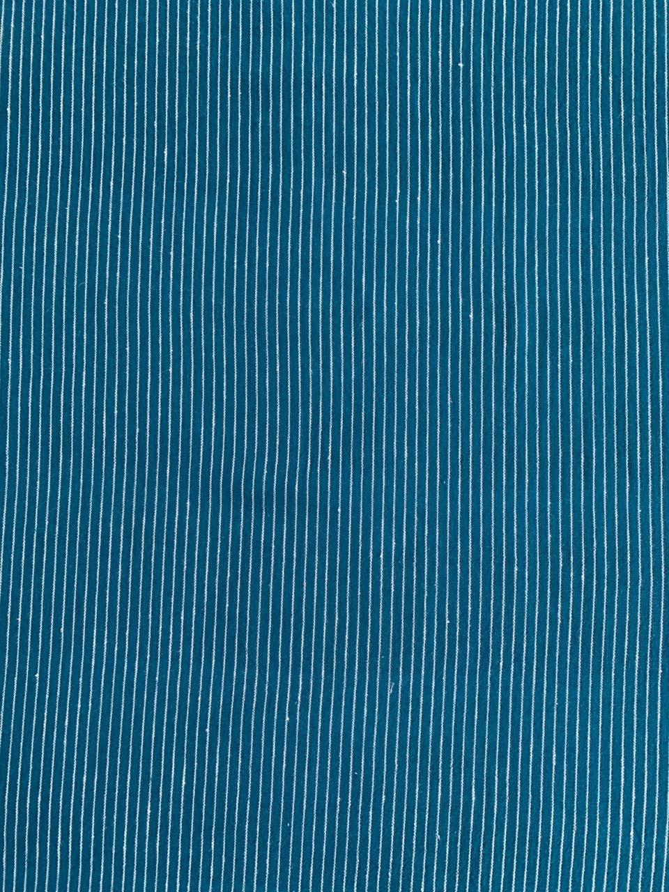 Indigo Stripe Handloom Kala Cotton Fabric