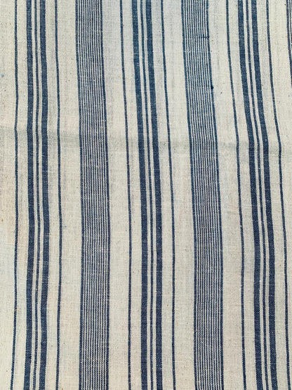 Kala Cotton Striped Handloom Natural Colour fabric