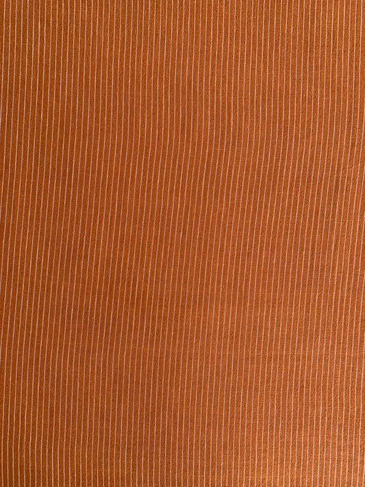 Handloom Kala Cotton Rust Orange Fabric